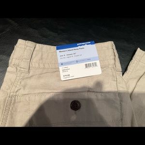 Patagonia Island Hemp Wide Leg Pants Size 6 - NWT